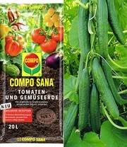 Geënte Komkommer 'Phönix®' & COMPO® SANA® Tomaten- En Groenteaarde