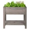 Verhoogde Kweekbak Met Opbergruimte Antraciet 1 Verhoogde Kweekbak Met Opbergruimte Antraciet -Kleuren Tuin Verkoopwinkel 8998209093662